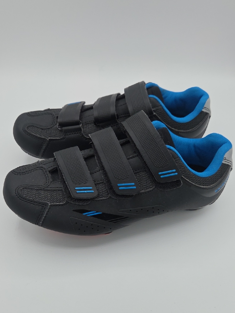 Tommaso W. Pista 100 Women’s Cycling Shoes Black Blue Size 7.5